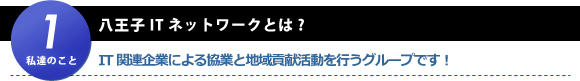 八王子ITネットワークとは？　情報産業の連携による新たなビジネスモデルの構築